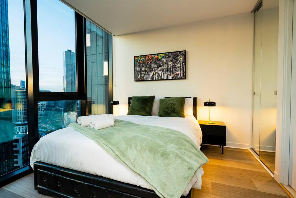 Luxe Haven - 42Nd Floor Panoramic City Views Melburne Exterior foto
